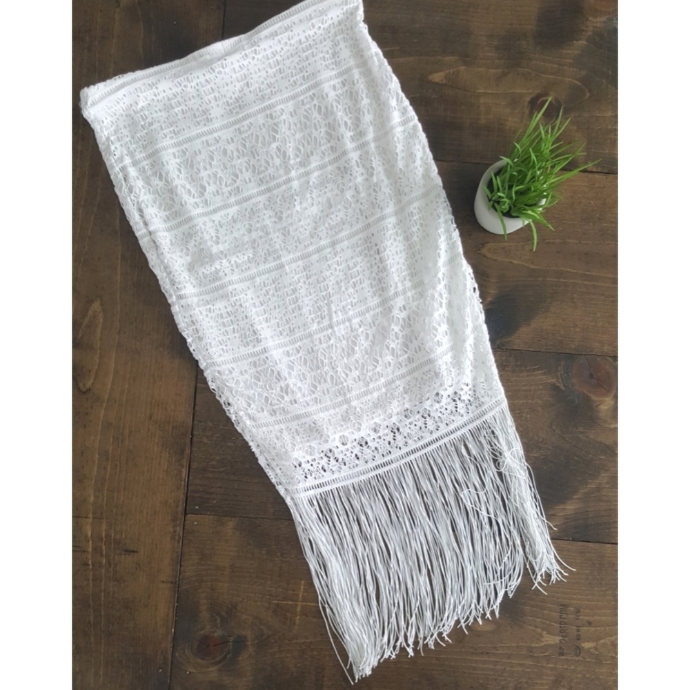 NWT Trina Turk Fringe Skirt